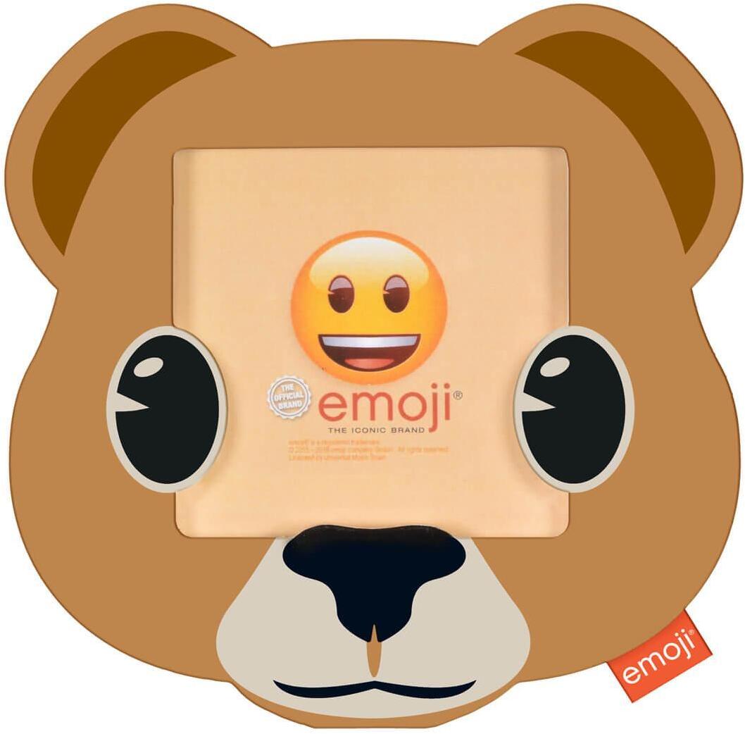 Б0037341 Фоторамка PI09816 Ф/рамка 10*10cm Emoji bear, пластик (6/768) Innova