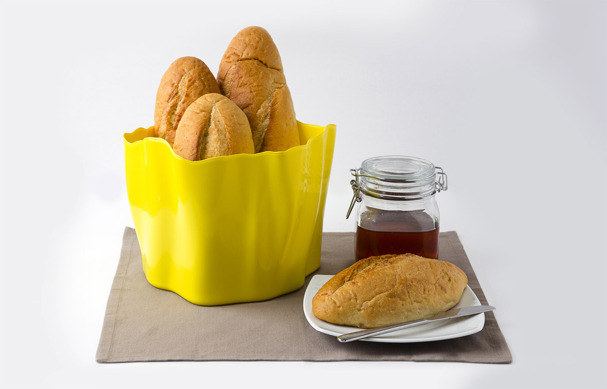 QL10142-YW Органайзер flow средний желтый Qualy  - Вид №1