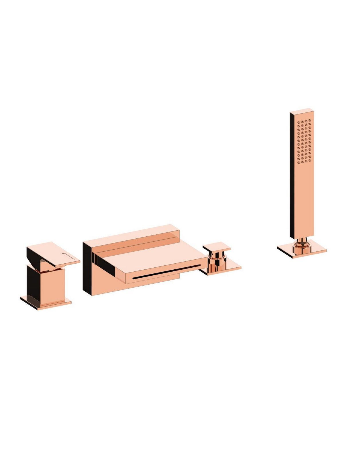 Смеситель для ванны с 4 отверстиями Rubinetterie Frattini Vita Due ARCH-00012885 - Вид №7