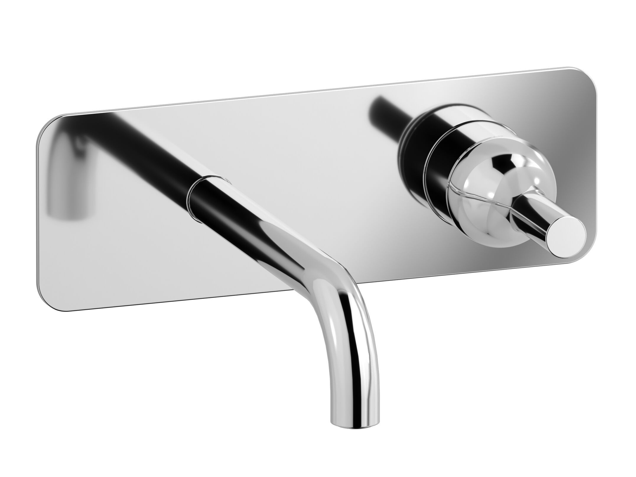 Настенный смеситель для раковины с автоматическим сливом IB Batlò ARCH-00077535 - Вид №1