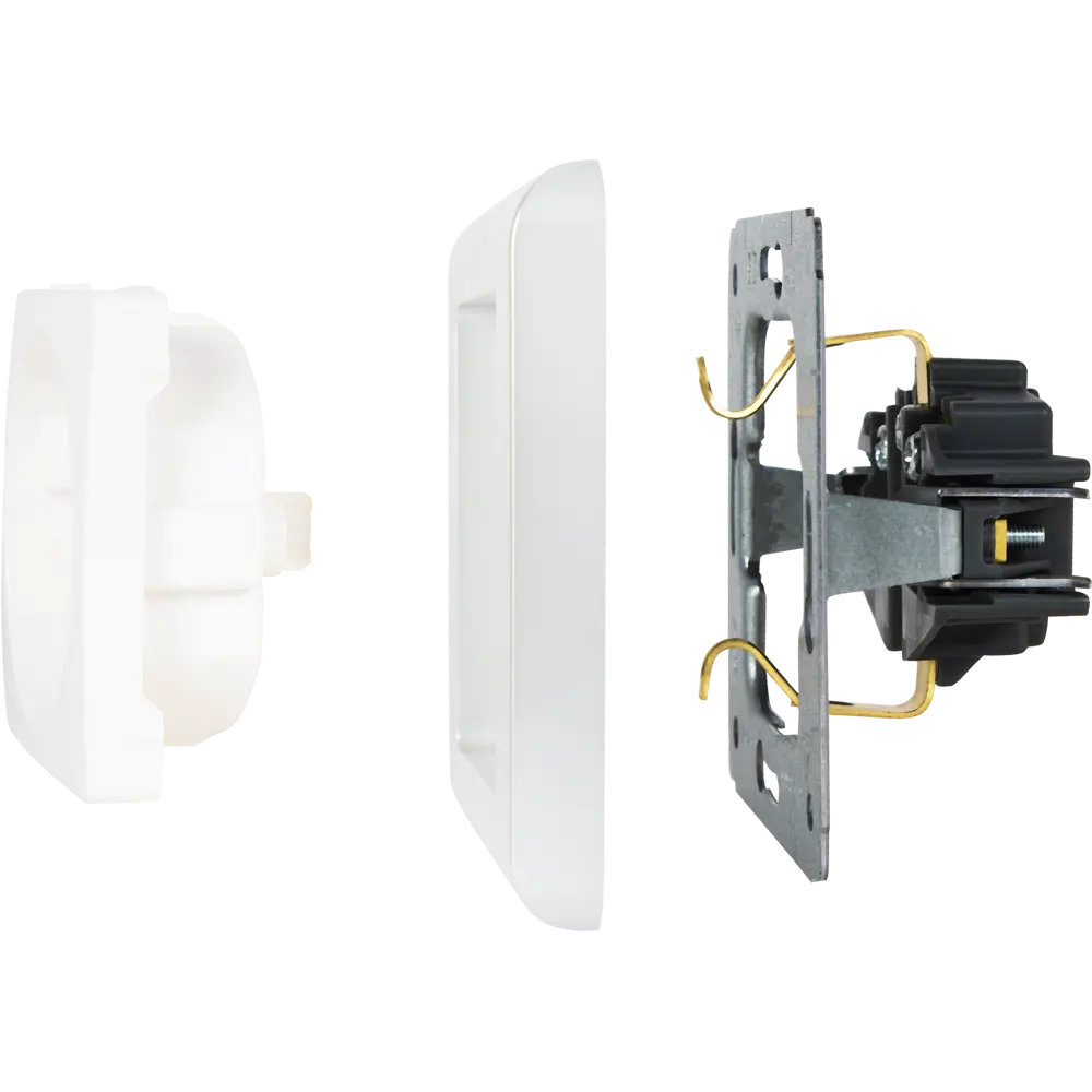 Рамка для розеток и выключателей Werkel Stream 1 пост, цвет серебряный рифленый STLM-2047003 - Вид №2