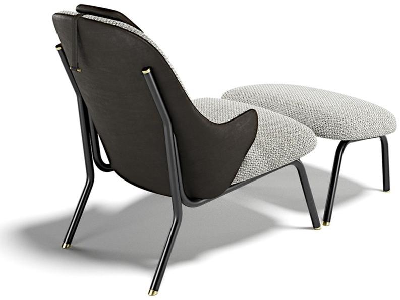 Capital Collection Кресло с обивкой из ткани с подголовником Diva sun-id-1383688 - Вид №3