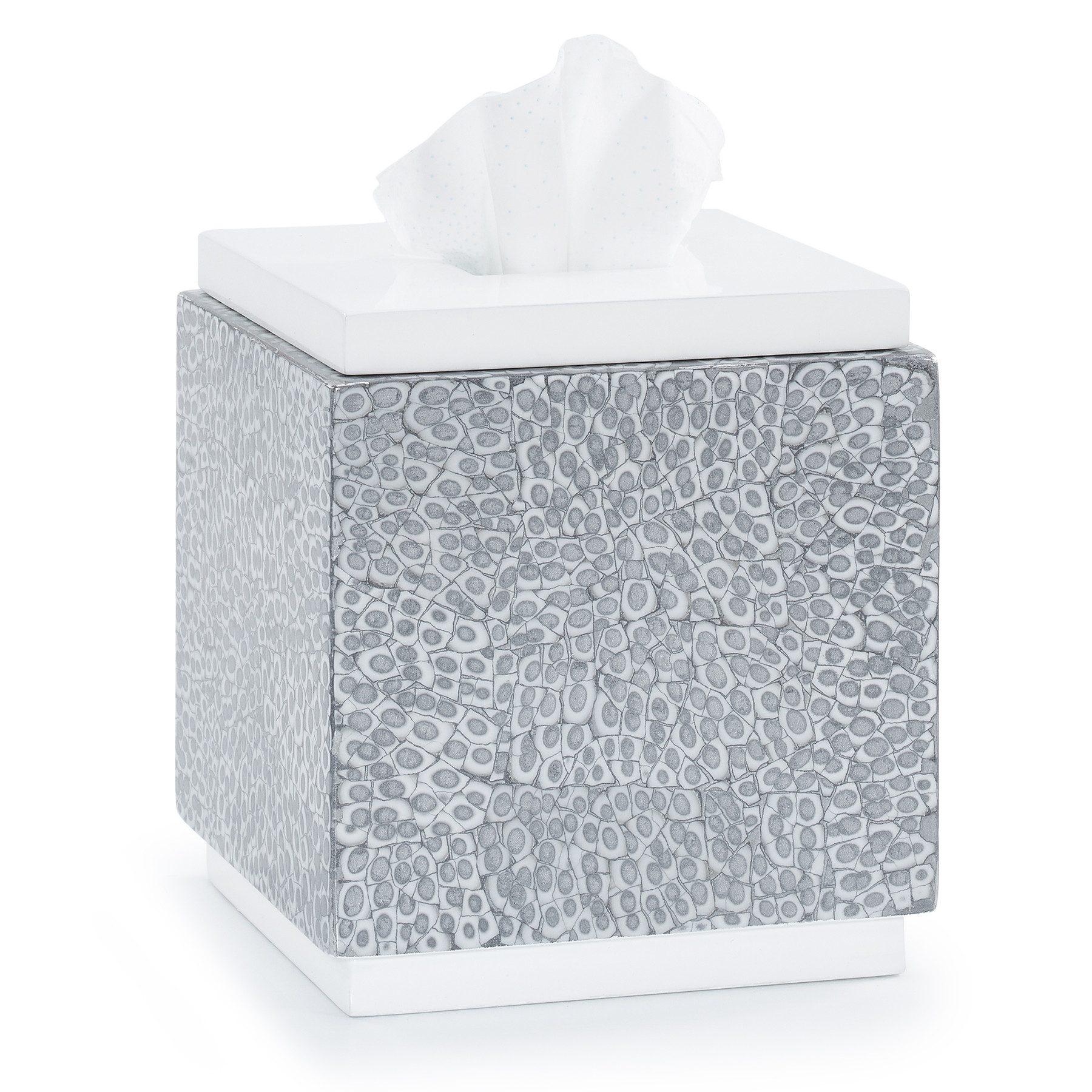 OVA-SLV-WHT-TC Серебряный тканевый чехол овальной формы Labrazel 