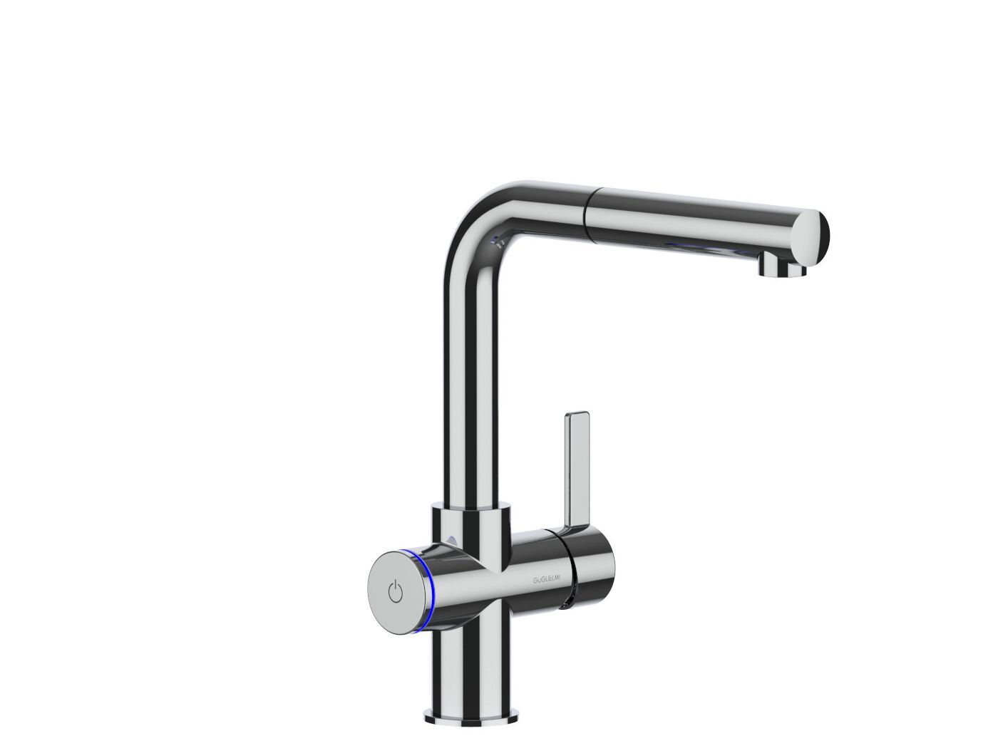 Однорычажный смеситель для кухни с выдвижным ручным душем GUGLIELMI RUBINETTERIE Smartap ARCH-00055609