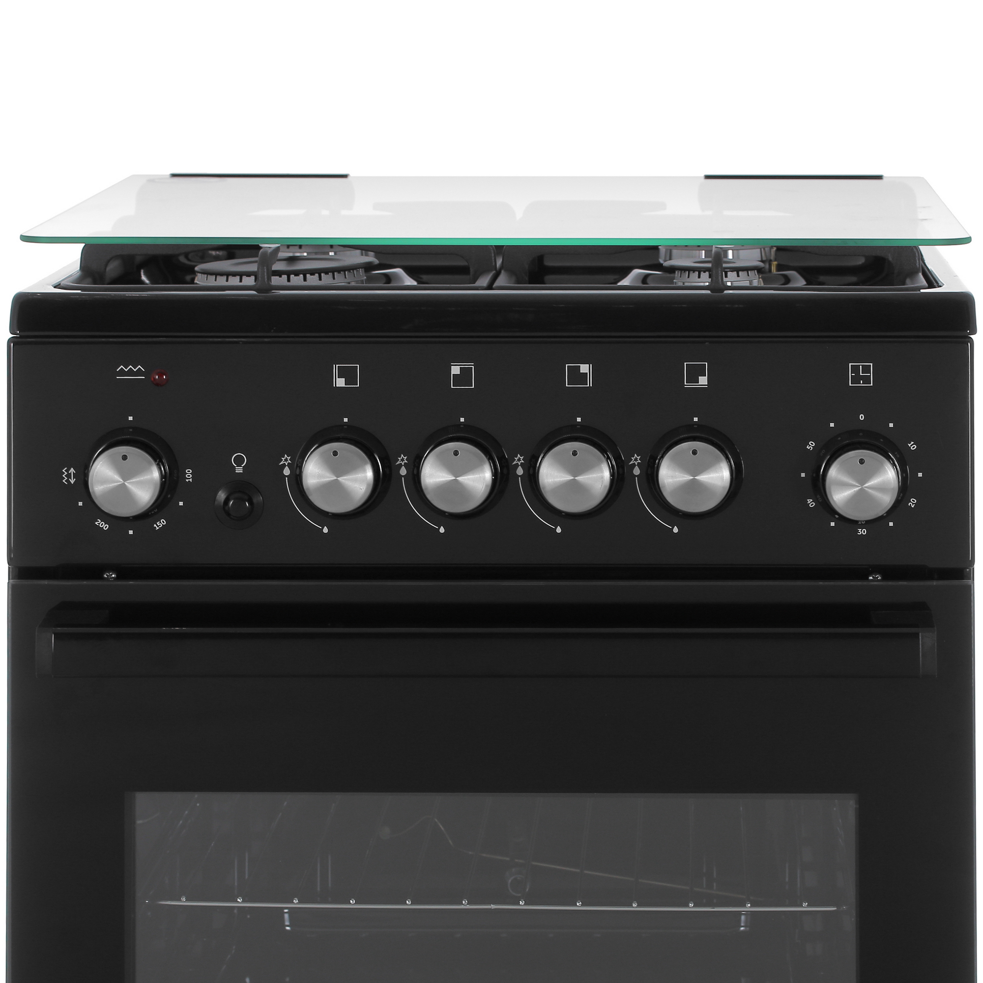 9082372 Комбинированная плита DEXP M25-1B черный STDN-0014817 - Вид №4