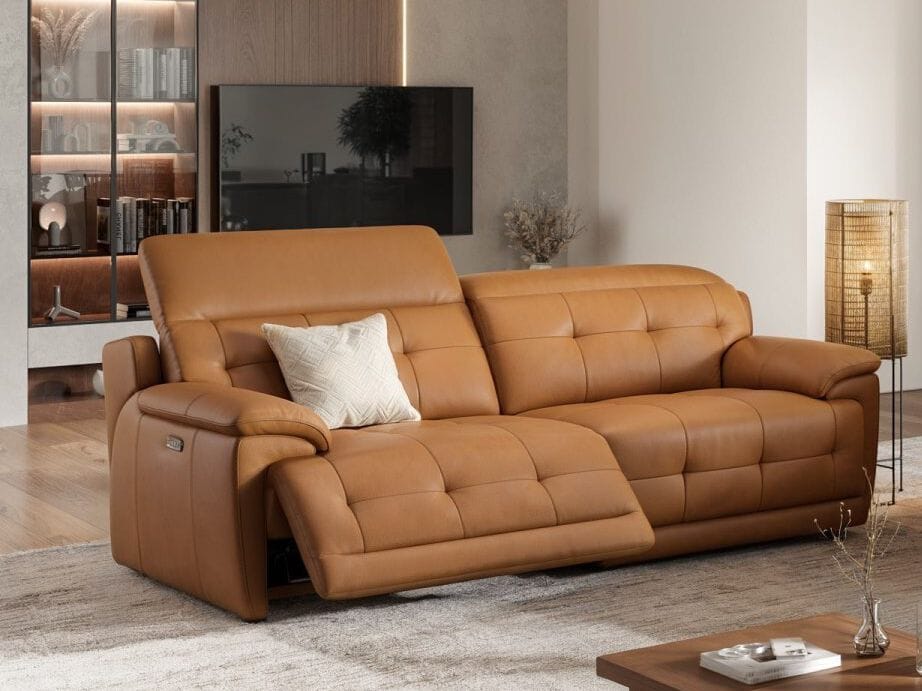 3 местный домашний кинотеатр кожаный диван Sofanella Vegas ARCH-00059144 - Вид №3