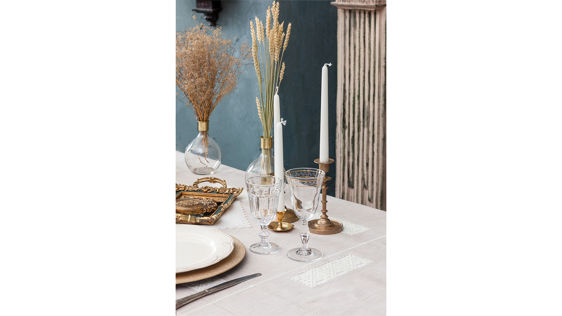 10616528 Крестецкая строчка Скатерть 150x150см Ткань  - Вид №1