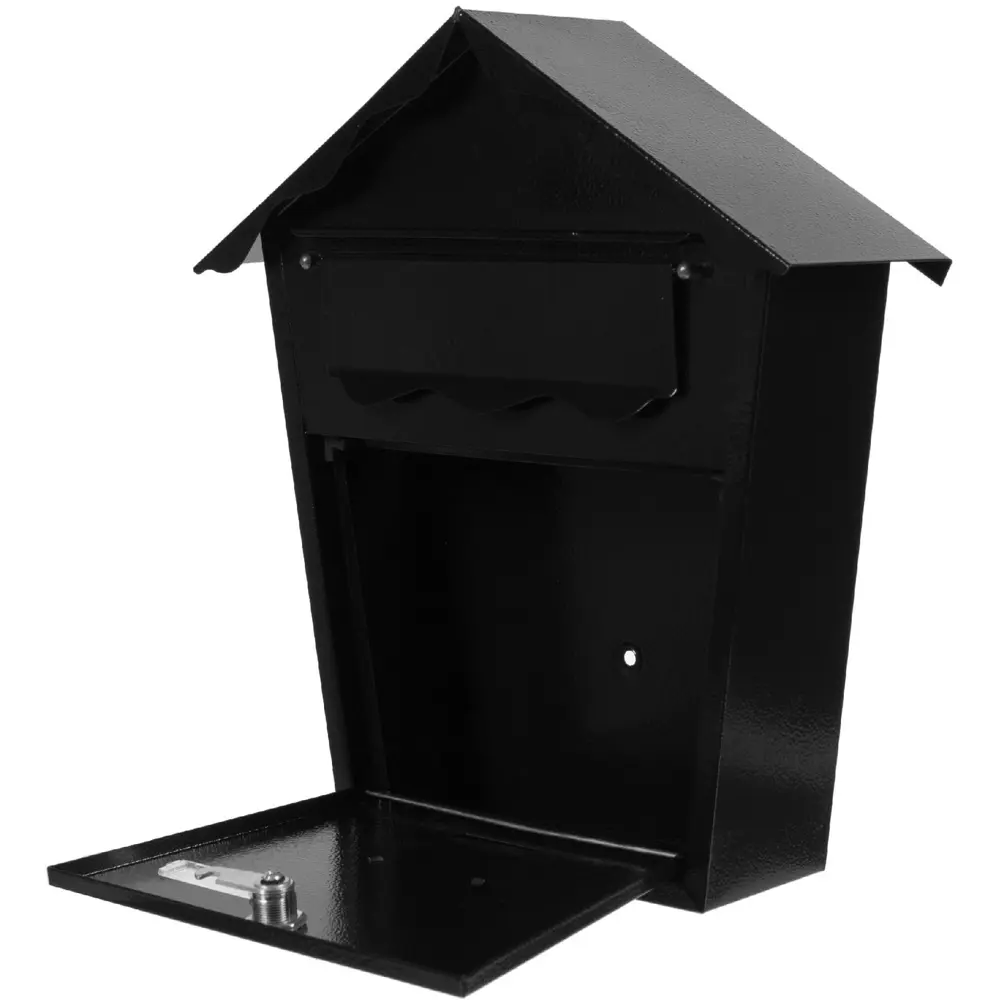 Ящик почтовый Standers YX-7011 сталь цвет черный STLM-2190232 - Вид №1