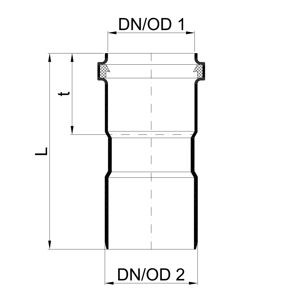 02880 Соединения с трубами POLO-KAL поколения до 1960 г. Tece  - Вид №1