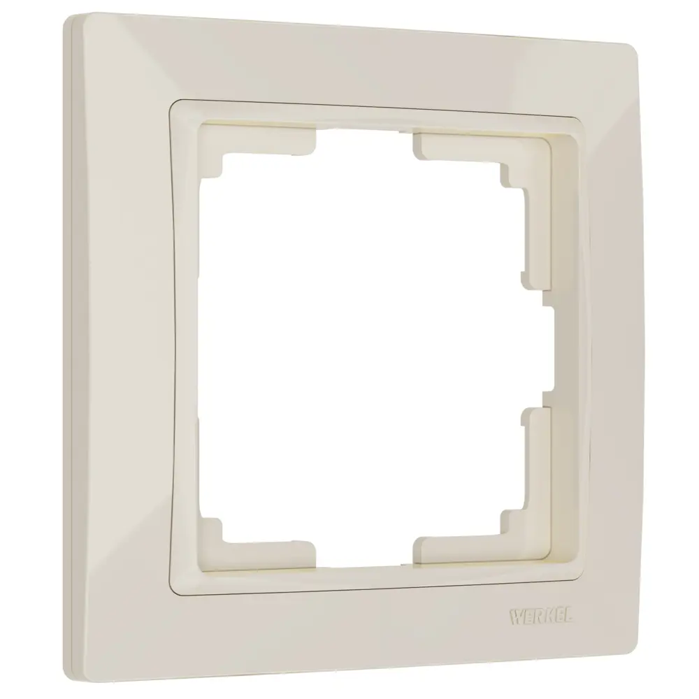 Рамка для розетки Werkel Snabb Basic 1 пост цвет слоновая кость STLM-2051283
