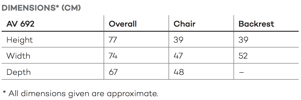 ZÜCO Кресло из ткани с подлокотниками Averio Av 692 - Вид №2