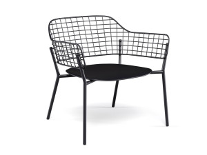 Стул для сада из нержавеющей стали с подлокотниками