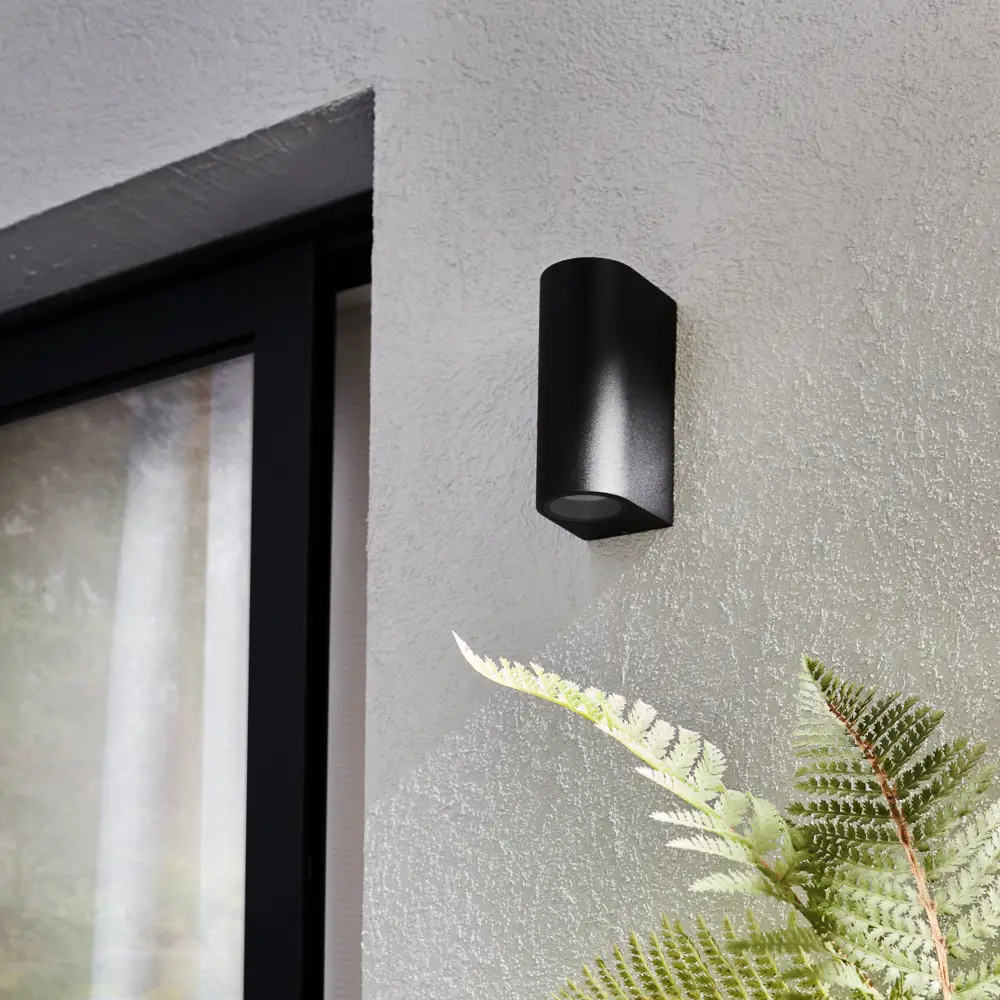 Светильник уличный настенный Kreaforta Andoma 35 Вт IP44 цвет черный STLM-2138036 - Вид №1