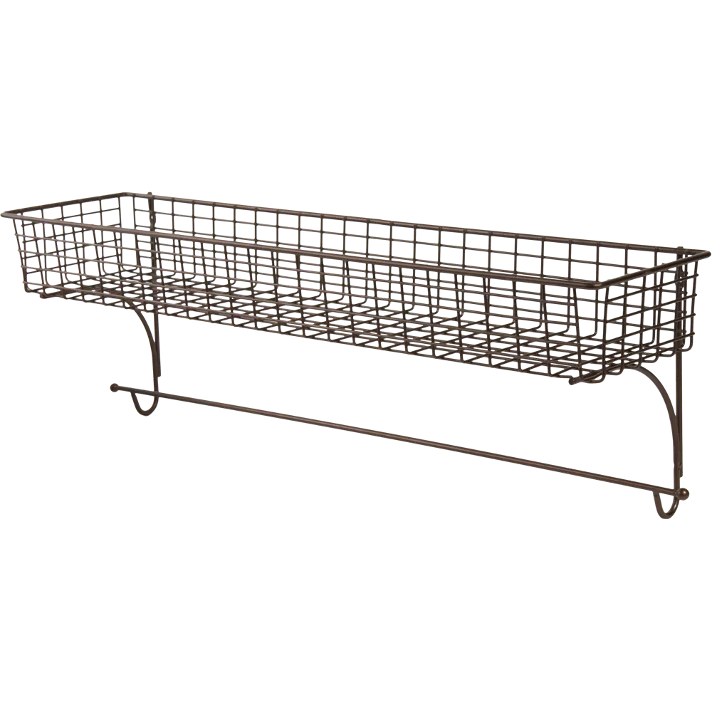 Полка-корзина с полотенцедержателем SWENSA SWR-2234 STLM-2187228