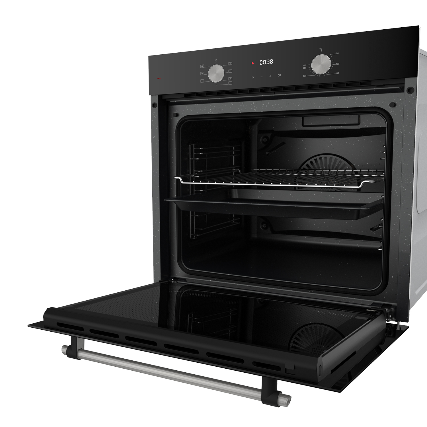 9242210 Электрический духовой шкаф LEX EDP 671 BL MAX черный STDN-0142174 - Вид №2