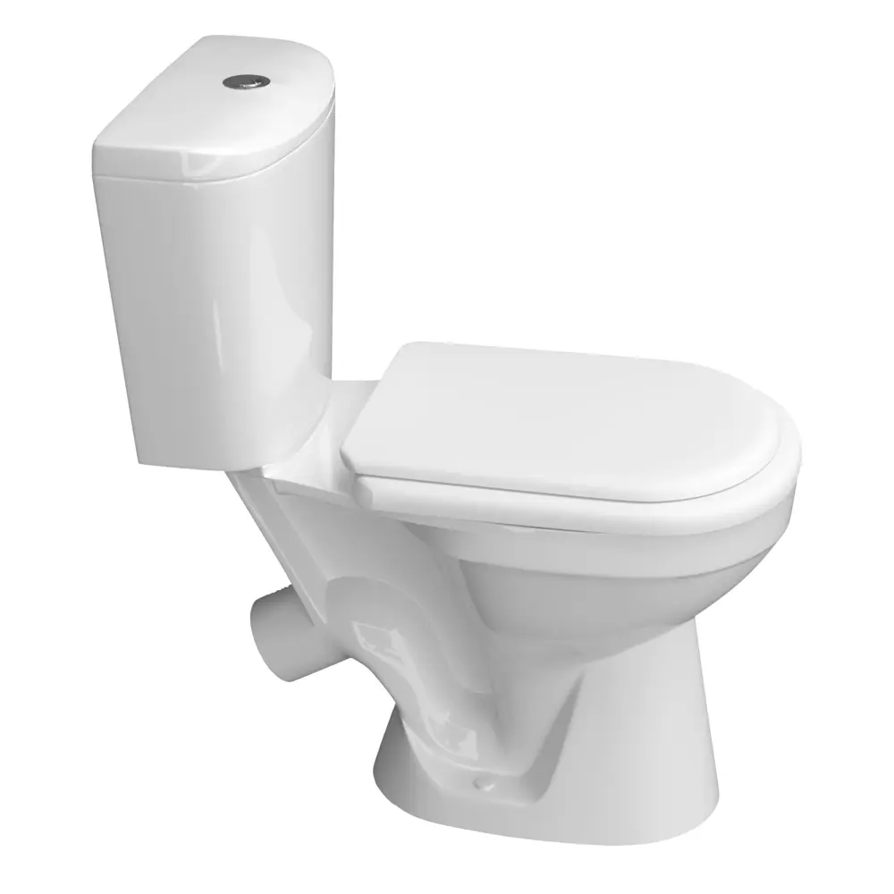 Унитаз-компакт Керамин Лаго МС Алкапласт косой выпуск одинарный слив STLM-2029197 - Вид №2