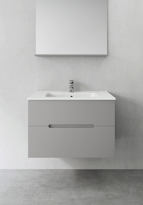 1390231 Шкаф Для Умывальника Compact Sun Grey 800 Hafa Серый 