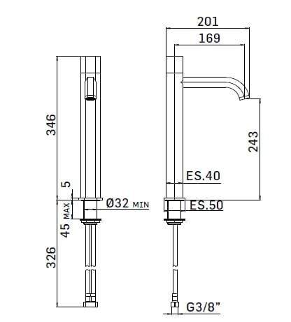 Однорычажный смеситель для раковины Mamoli Hexagonal ARCH-00073708 - Вид №2