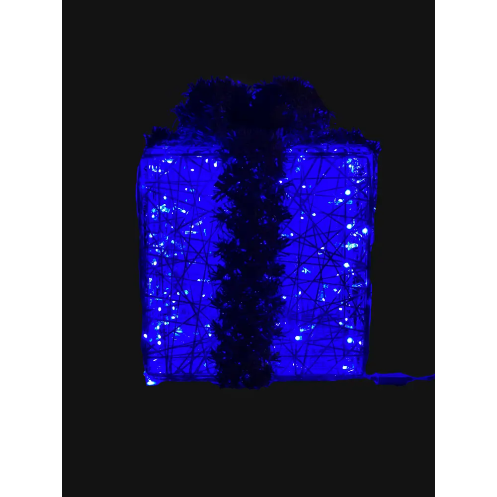 Электрическая светящиеся фигура Подарок 300 LED 150x150x150 см теплый белый свет 86164004 STLM-2016422 AJURIO  - Вид №7