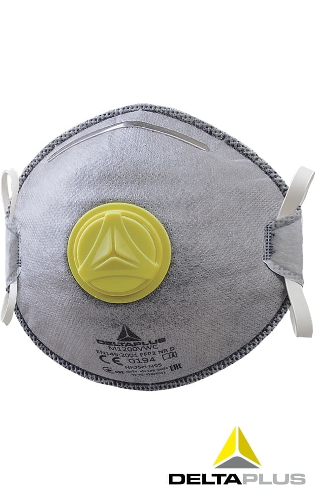 5031918 Респиратор M1200VWC FFP2 Delta Plus  Средства защиты органов дыхания  размер Спецодежда 