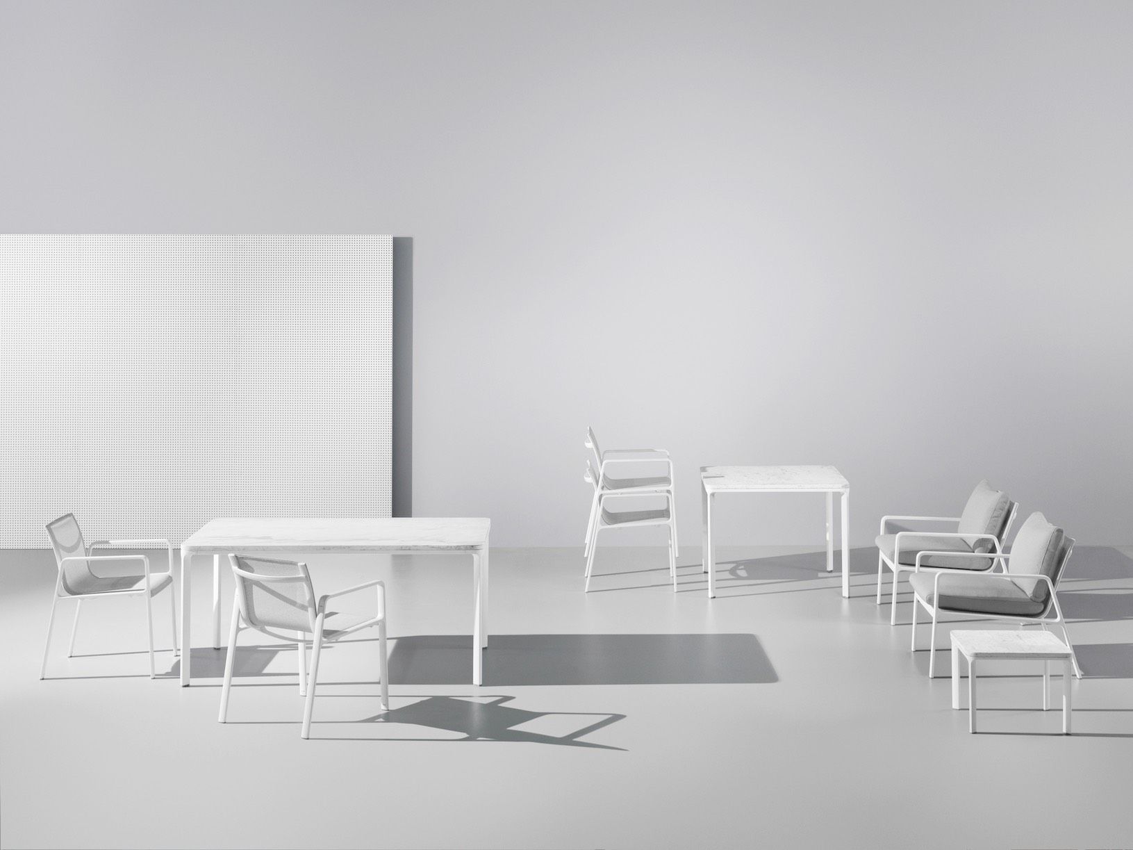 Мраморный прямоугольный садовый стол Kettal Park Life ARCH-00095703 - Вид №2