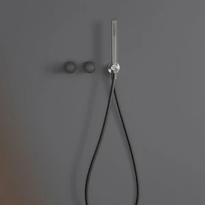 Настенный 2 прогрессивные смесители, установленные для ванной / душем с цилиндрическая ручной душ диаметр 23 мм </span>. Цветные TechnoGel® ручка и шланг  UDT21 CEADESIGN