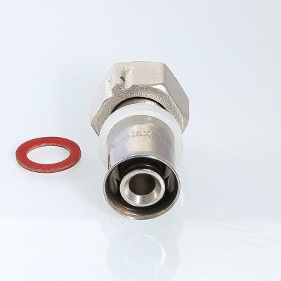 VTm.222.N.002005 Пресс-фитинг с накидной гайкой Valtec 20 мм х 3/4"  - Вид №2