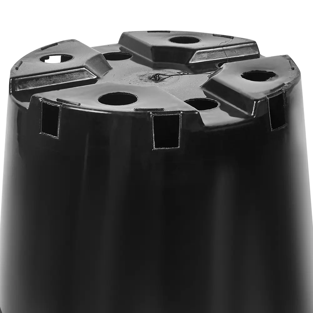 Контейнер для цветов ø22.5 h18 см v5 л пластик черный Santreyd нет STLM-2093323 - Вид №2