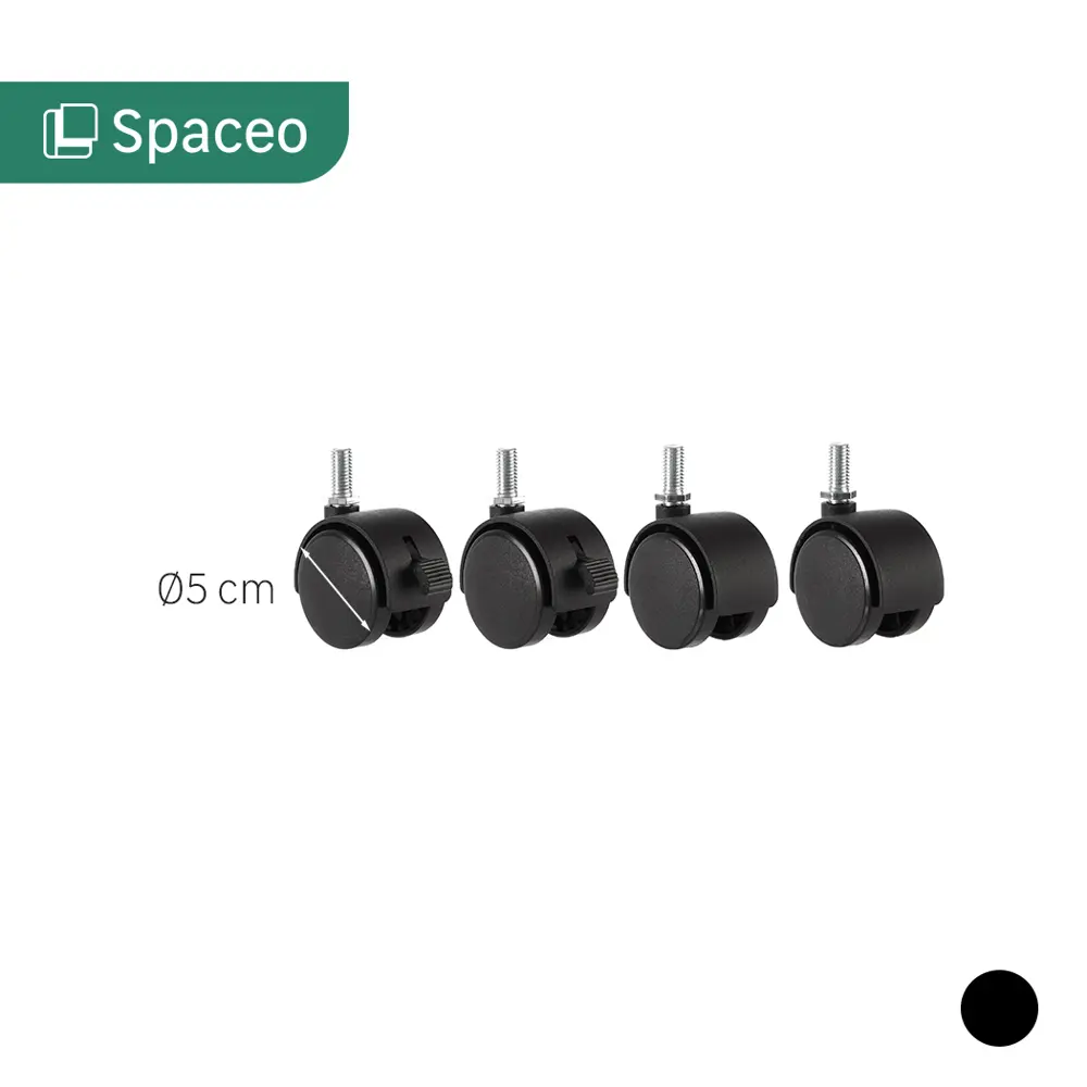 Колесо для стеллажа KONSENSA 4 шт STLM-2075417 - Вид №1