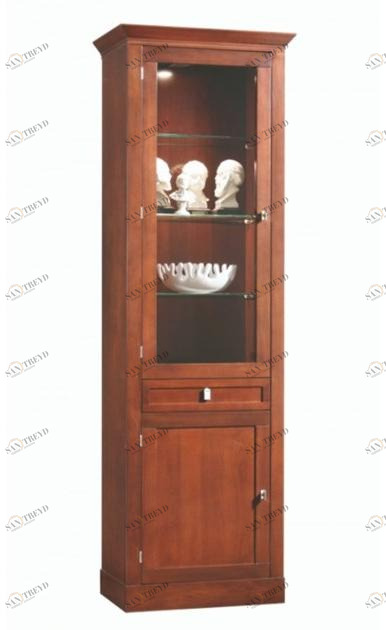 SELVA Витрина из вишневого дерева со встроенной подсветкой Sophia 7412