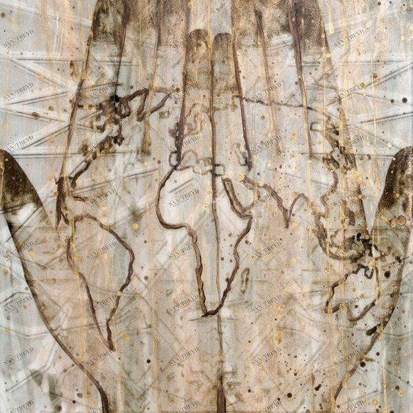 Арт-панель на холсте Alex Turco Middle East Glare The World Is Yours Golden THEWORLDISYOURSGOLDEN