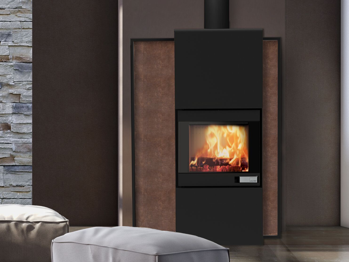 Комбинированная печь для древесных гранул Jolly Mec воздушные системы ARCH-00070192