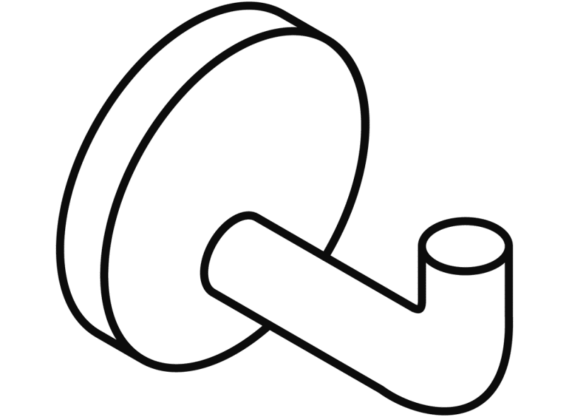 805.90.030 одиночный крючок HEWI System 111 | Edelstahl  - Вид №6