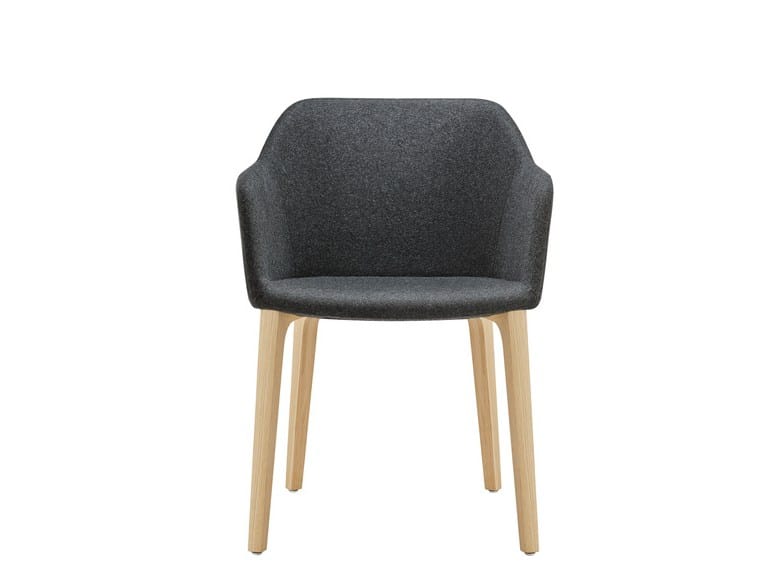 Мягкий тканевый стул с подлокотниками Brunner FINA ARCH-00006893