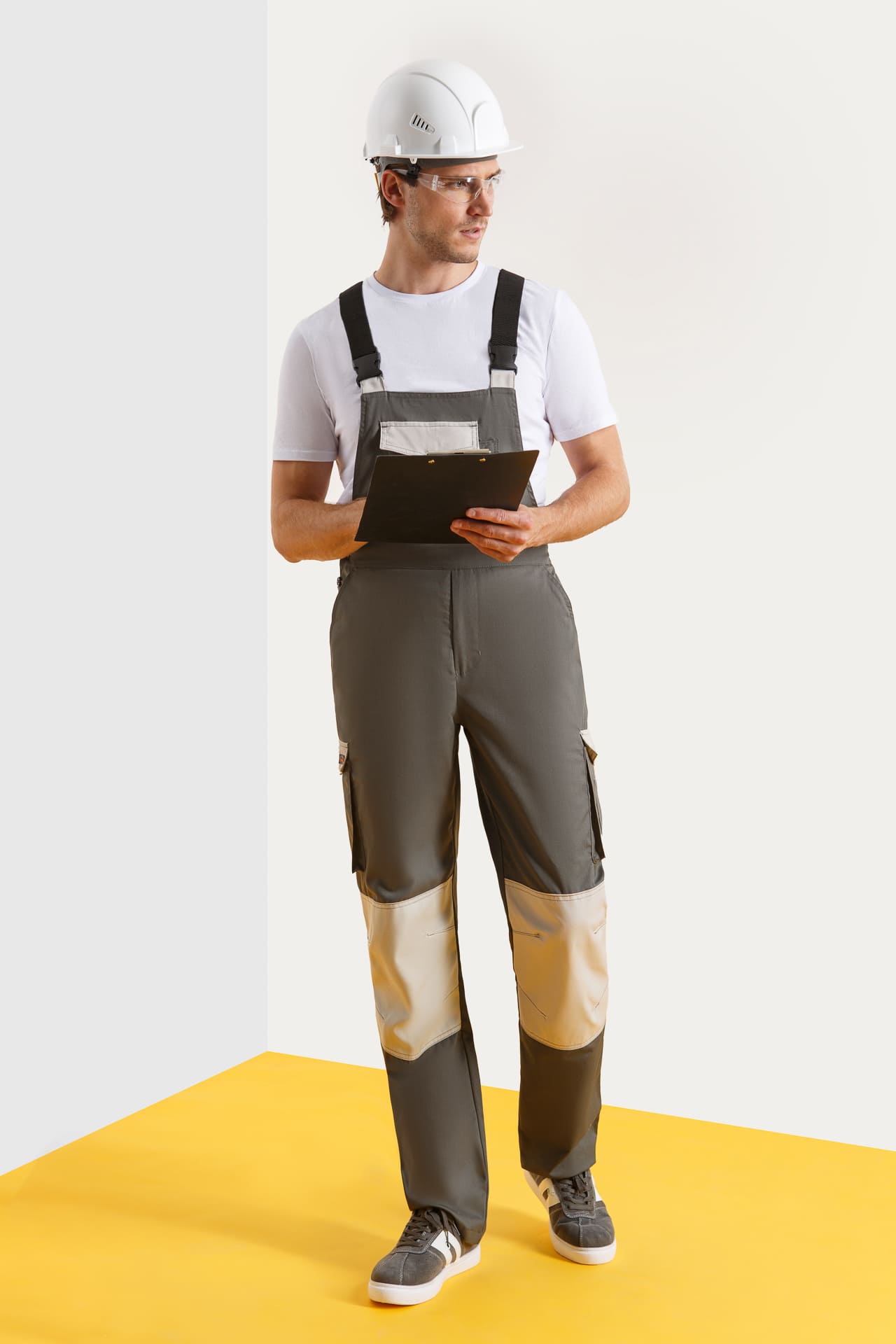 4991521 Костюм  NEW 2 серый хаки с серым песком STATUS  Летняя спецодежда  размер 60-62/182-188  - Вид №7