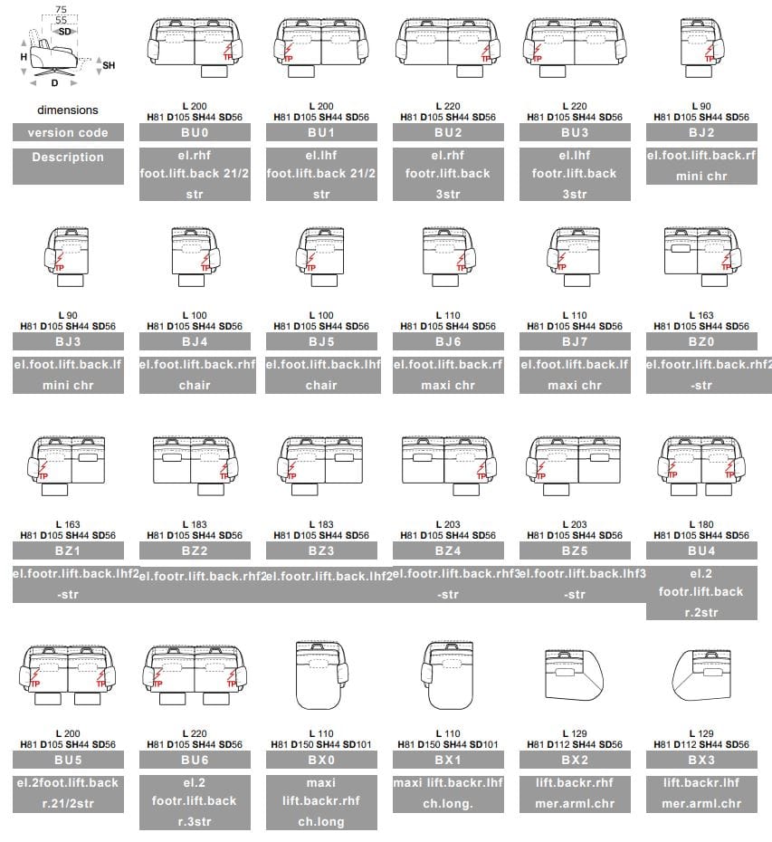 Тканевый диван с подголовником Calia Italia Superior ARCH-00148097 - Вид №8