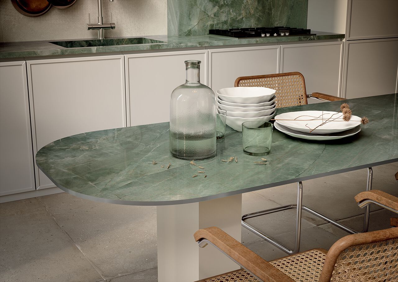 Столешница из керамогранита с мраморным эффектом CERAMICA FONDOVALLE MYTOP ARCH-00014084 - Вид №4