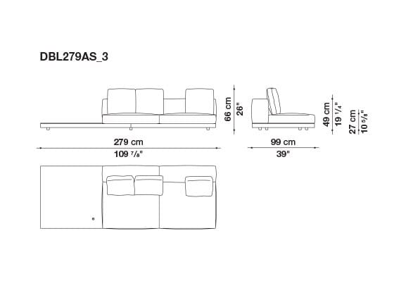 Кожаный диван B&B Italia док ARCH-00106863 - Вид №162