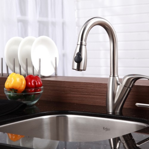 KBU11 Мойка кухонная прямоугольная Krausru  - Вид №10