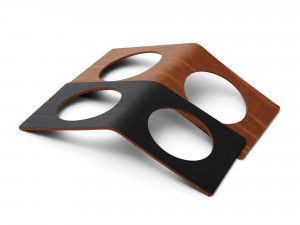 98239 BUFFALO black/nature кольцо для cалфетки 6х14см, набор 2шт;LIND DNA