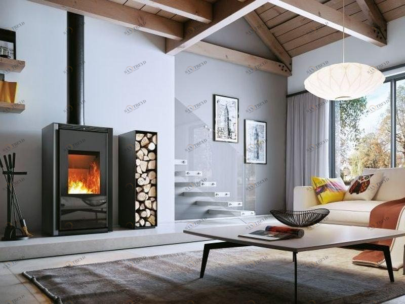 PALAZZETTI Дровяная печь из стали и стекла класса а + Iki sun-id-1351943