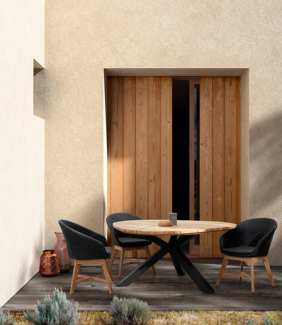 Алюминиевый и ТИК садовый стол BIZZOTTO PALMDALE ARCH-00054038 - Вид №5