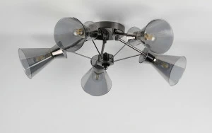 Потолочная люстра Rivoli Udito 3025-305 RIVOLI UDITO 336939 Серый;прозрачный
