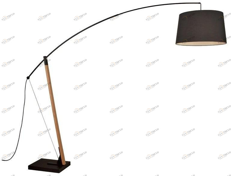 TEKNI-LED Торшер из дерева и ткани sun-id-1483519