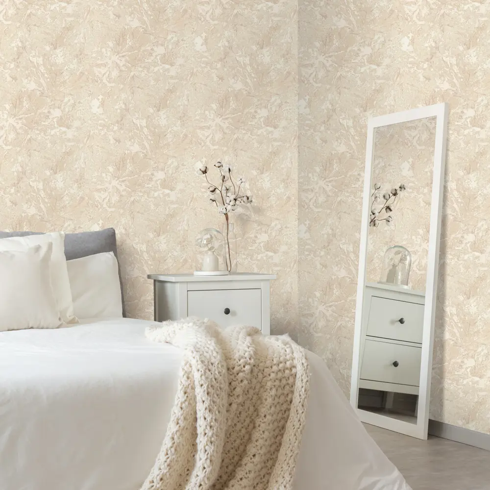 Обои флизелиновые Paleo бежевые 1.06 м DI5034-01 DIAMOND STLM-2175497 - Вид №3