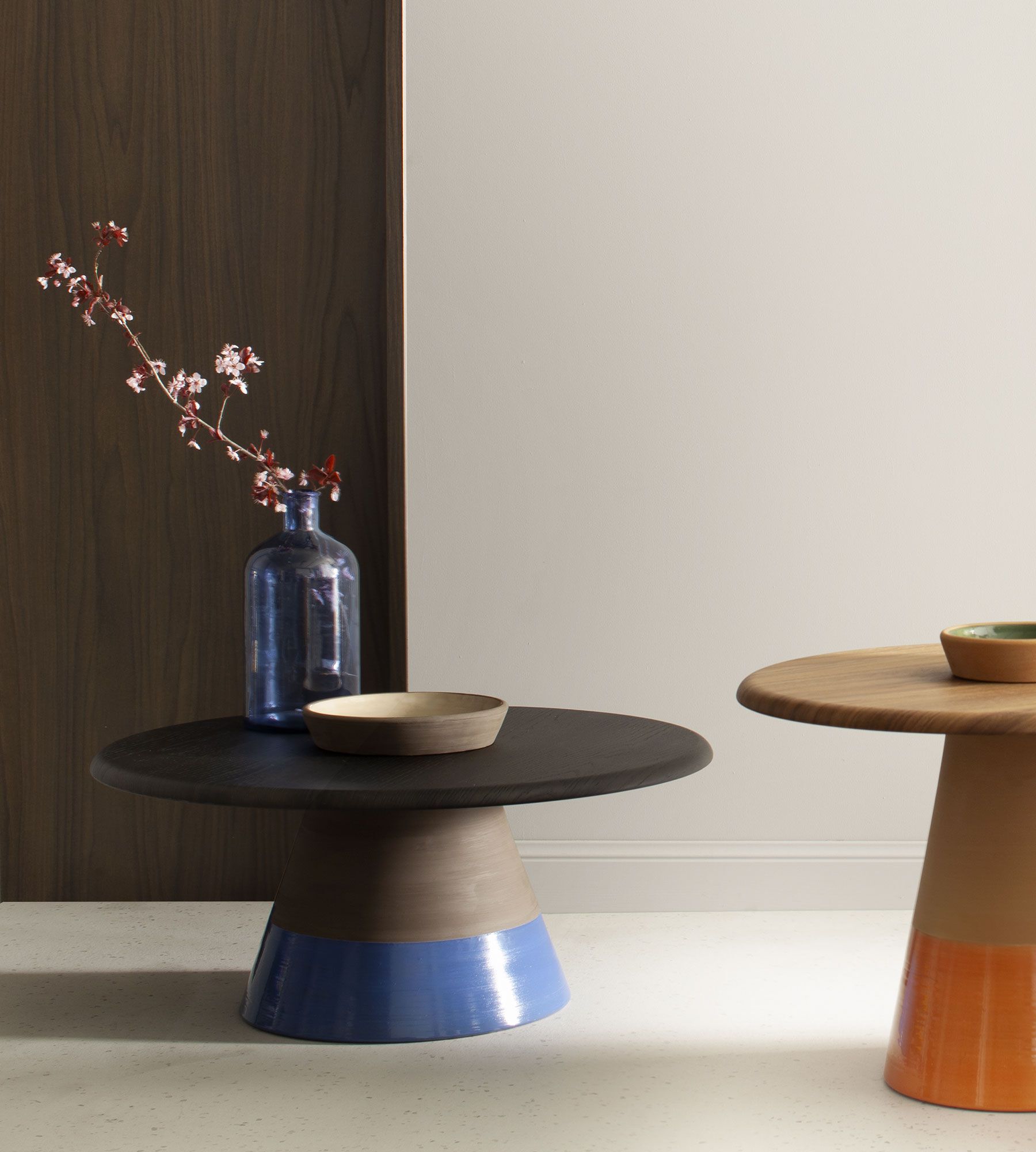 Журнальный столик из глины с деревянной столешницей Morica Design Высокая мода ARCH-00129625 - Вид №13