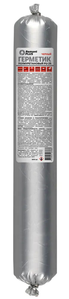 Полиуретановый герметик Remont PLUS PU-25 для надежной защиты швов 89359340