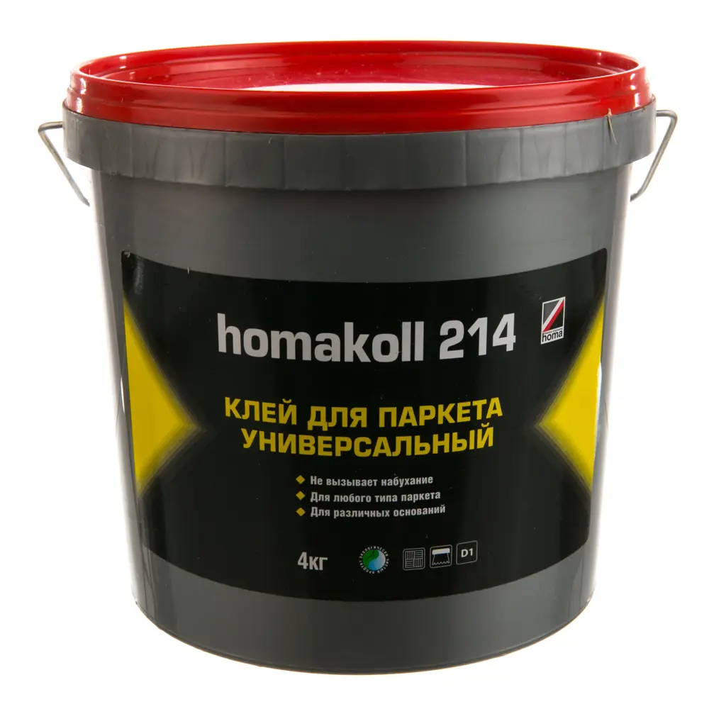 Клей универсальный для паркета Homakoll 214, 4 кг Santreyd STLM-2023943