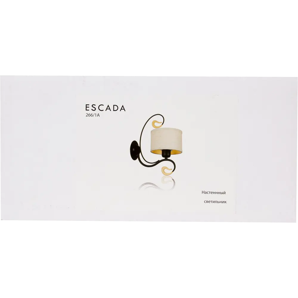 Бра Escada 1xЕ27x60 Вт, металл/текстиль, цвет чёрный STLM-2130960 - Вид №3