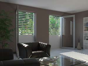 Экструдированный алюминиевый рольставни / жалюзи